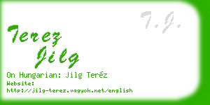 terez jilg business card